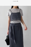 Rookie Chiffon Layered Bustier