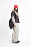Brit light curved wide pants