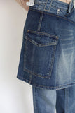 Chrome Layered Set Denim