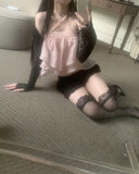 ining strap frill top