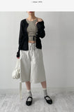Halter Round Ribbed Sleeveless