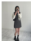 [Wrap Skirt SET] Joanne Sleeveless Wrap One Piece