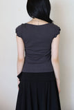 Cotton Frill Wing T-Shirt