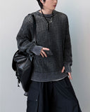 Royal Pigment Mesh Knit