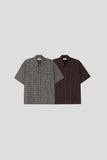 Beam Western Check Cropped Shirt