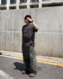 Pigment Camo Applique Short Sleeve T-Shirt