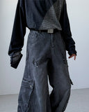 Quiet Black Curved Denim