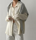 Crema Embo Overfit Shirt