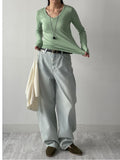 Vintage Long Wide Denim Pants
