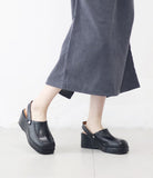 Nivan Square Platform Slingback Loafers