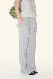Eronis striped banding pants