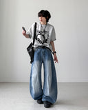 Bridge Curve Wide Denim