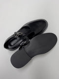 Mannish Strap Buckle Loafers