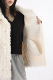 Saku Wool Collar Fur Jacket