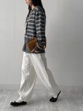 Glam Striped Crop Cardigan