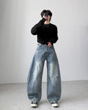 Frost Curve Wide Denim