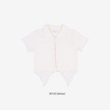 Crinkle Unbalanced Button Shirt