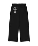 DOT CROSS_LACE Training Wide Pants