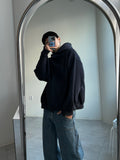 Snap Warmer Hood Sweatshirt