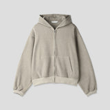 Beyond Cropped Zip Hoodie