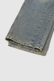 Sylva dart washed denim pants