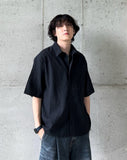 Seersucker combat pocket check shirt