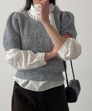 Puff Haji Short Sleeve Knit