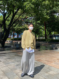 Snap Wide Sweat Pants