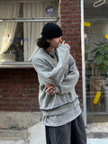 Two-tone Hachi Over Knit