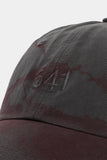 Dirty Washed Numbering Ball Cap