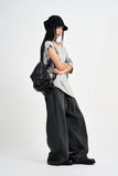 Off-shoulder boxy T-shirt