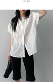Hidden Puff Loose Fit Blouse