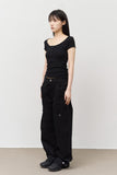 Lowkey Curved Wide Pants