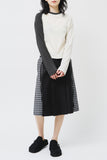 (W) Lowkey Checked Skirt