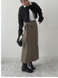 Scarf Strap Long Skirt