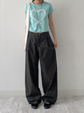 Love Lace Crop Short Sleeve T-shirt