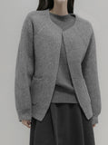 Moban Wool Knit Cardigan