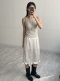 Minimal Square Ribbed Sleeveless