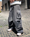 Pigment Nylon Cargo Banding Pants