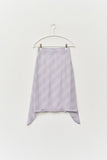 (W) Hike Checked Wrap Skirt