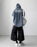 Glossy Nylon String Bag