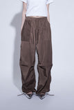 glossy tech pants