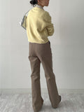 Record Semi Bootcut Cotton Pants