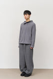Grid Slash Zip Up