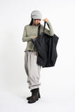 Big leather shoulder tote bag