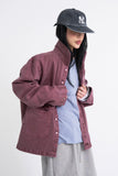Clove Pigment Herringbone Field Shirt
