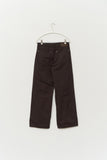 (W) Browny Lace Straight Pants