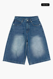 Orvid denim bermuda pants