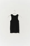 (W) Bean Ribbed Sleeveless