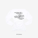 Storm Lettering Shirring T-Shirt
